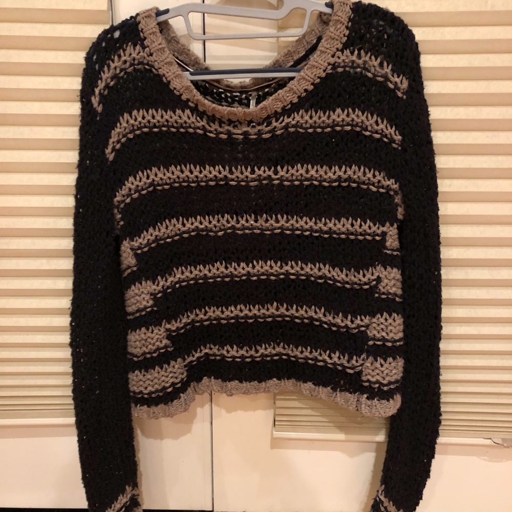 Free People Striped Sweater